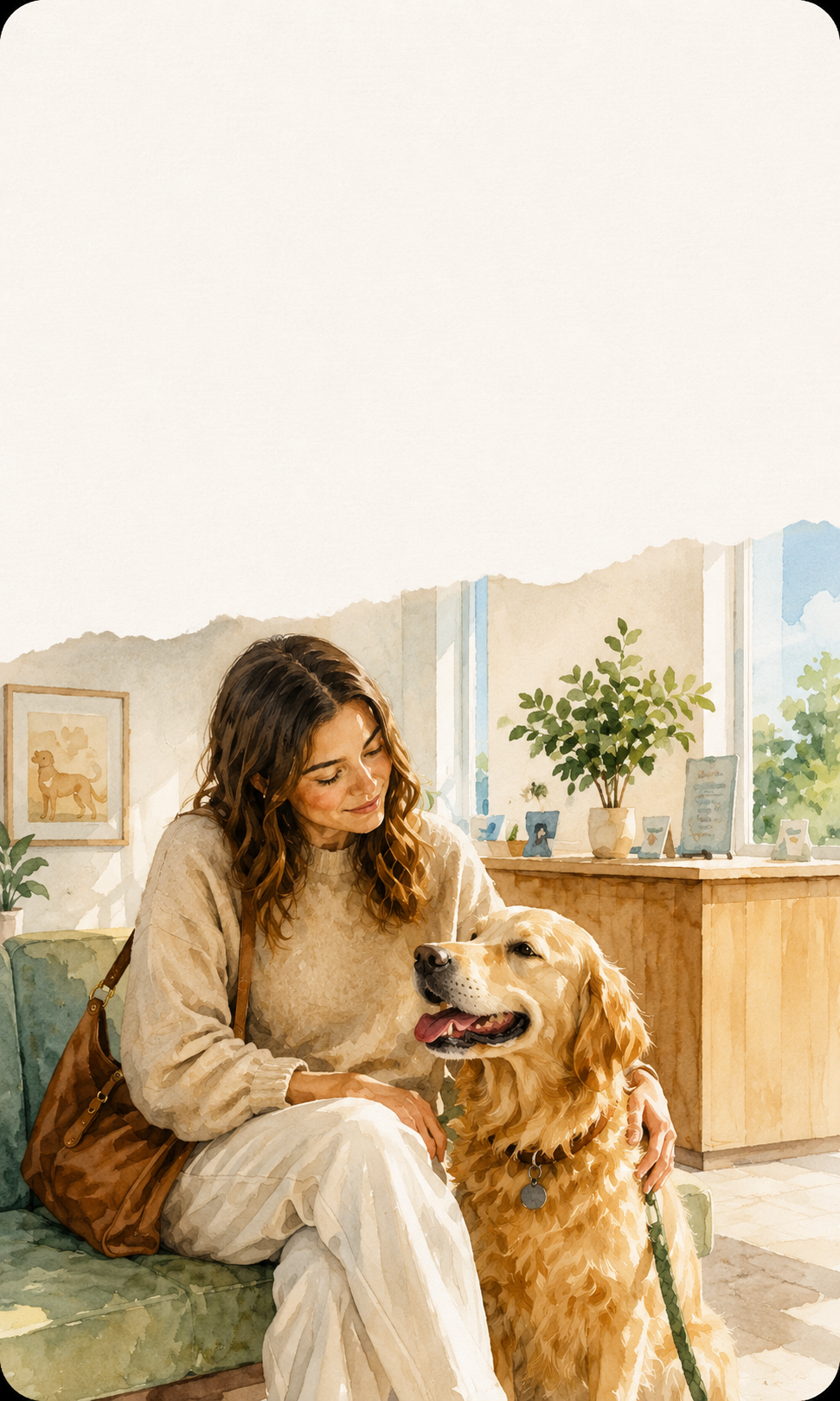 Folyah app showing a vet-ready timeline and pre-visit summary